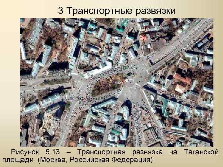    3 Транспортные развязки  Рисунок 5. 13 – Транспортная развязка на