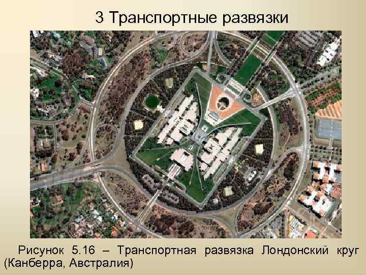    3 Транспортные развязки  Рисунок 5. 16 – Транспортная развязка Лондонский