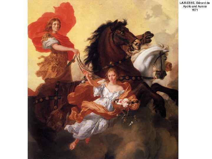 LAIRESSE, Gérard de  Apollo and Aurora   1671 