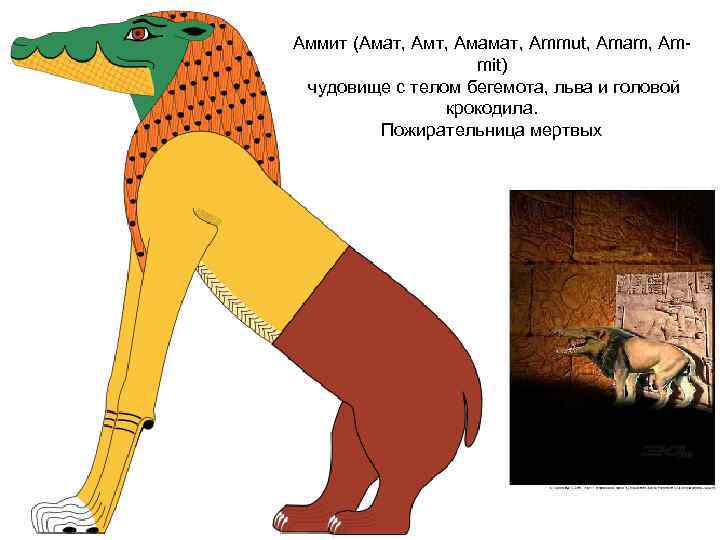Аммит (Амат, Амамат, Ammut, Amam, Am-     mit)  чудовище с