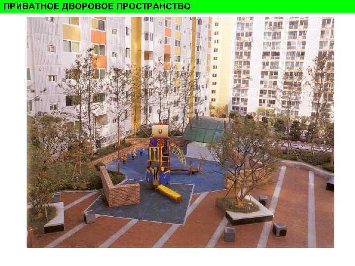 ПРИВАТНОЕ ДВОРОВОЕ ПРОСТРАНСТВО ПРИВАТНОЕ ДВОРОВОЕ ПРОСТРАНСТВО