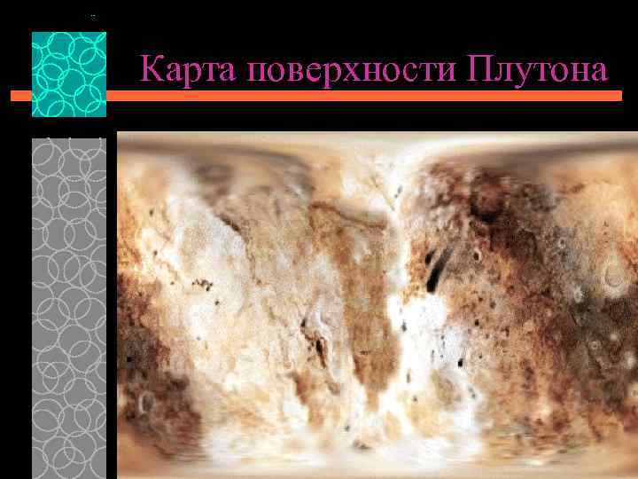 Карта поверхности Плутона Карта поверхности Плутона