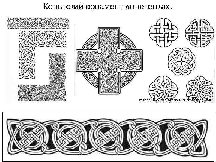 Кельтский орнамент «плетенка» . Кельтский орнамент «плетенка» .