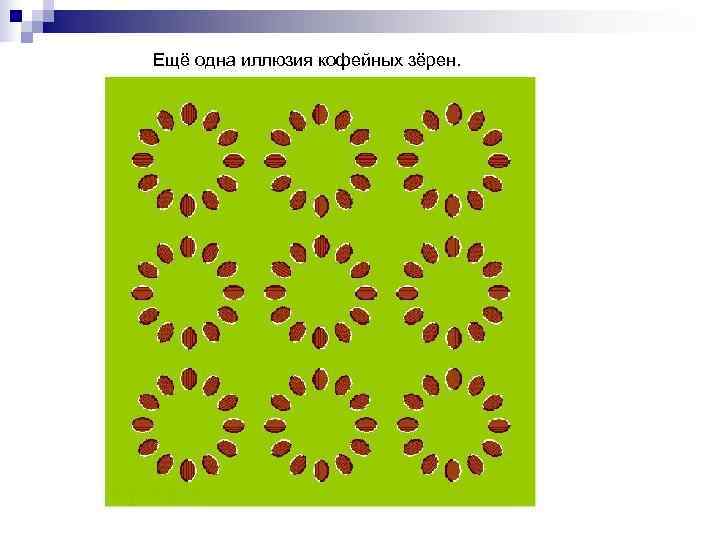 Ещё одна иллюзия кофейных зёрен. 