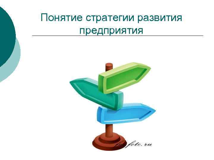 Понятие стратегии развития  предприятия 