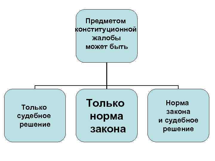    Предметом  конституционной    жалобы    может