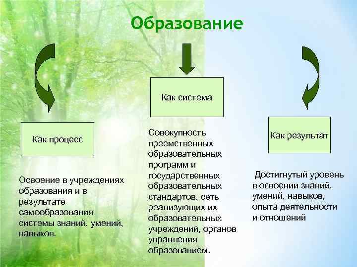 Образование Как система Образование Как система