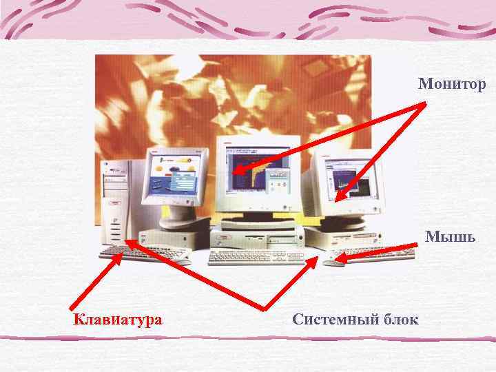      Монитор      Мышь Клавиатура 