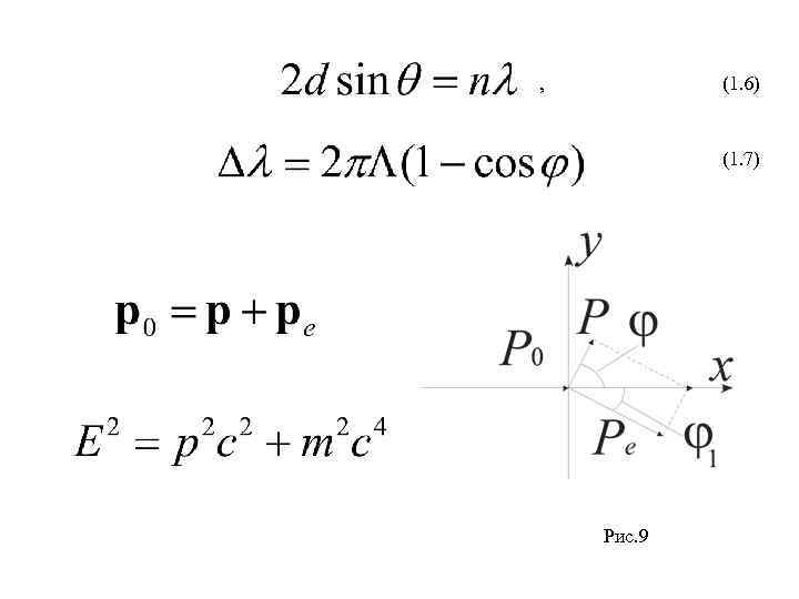 ,  (1. 6)    (1. 7)   Рис. 9 