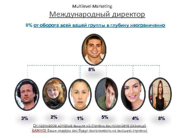      Multilevel Marketing    Международный директор 8% от