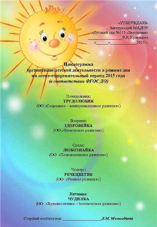      «УТВЕРЖДАЮ»     Заведующий МАДОУ  