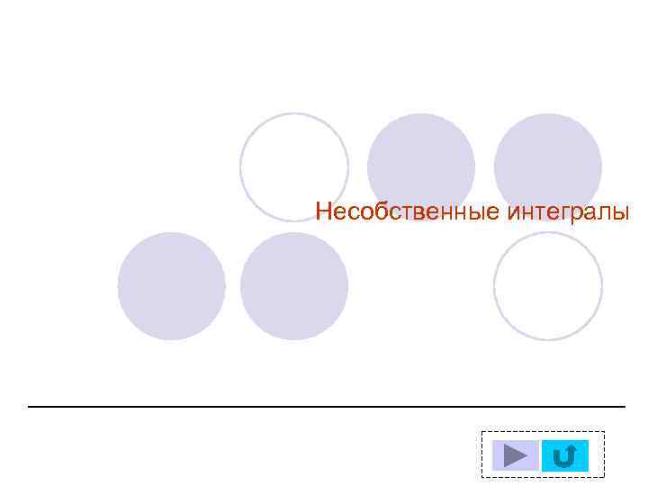 Несобственные интегралы 