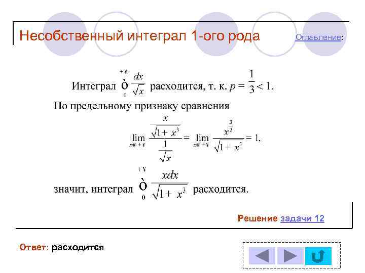 Роды интегралов