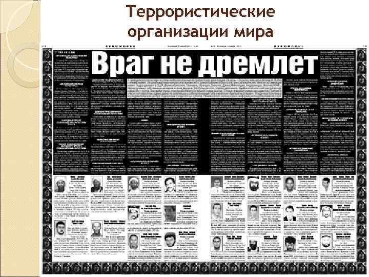 Террористические организации мира 