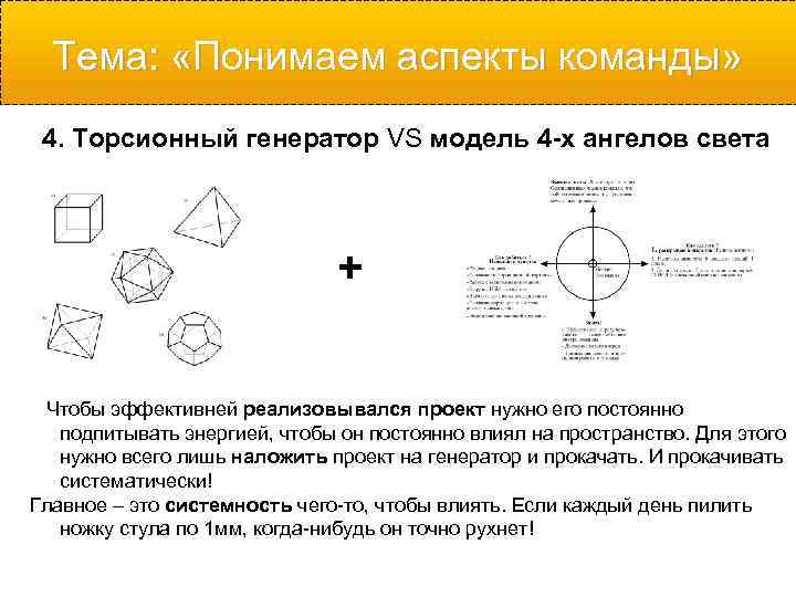 Торсионный генератор схема