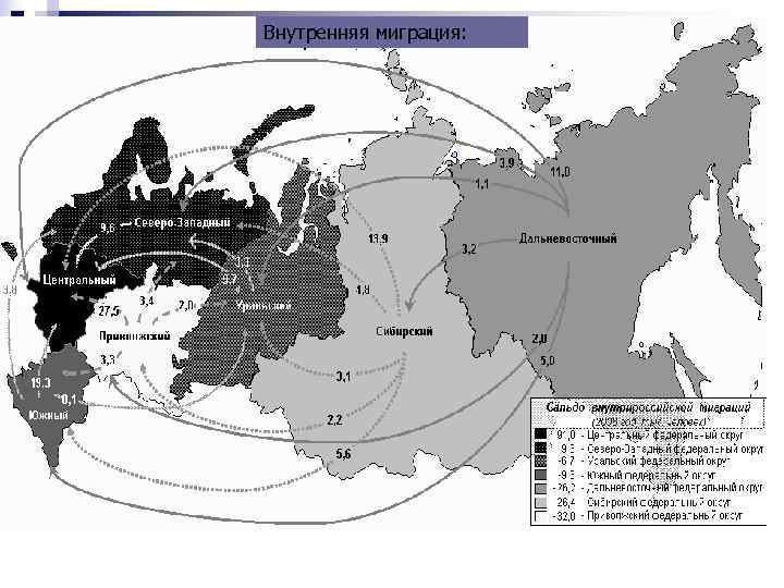 Внутренняя миграция: 