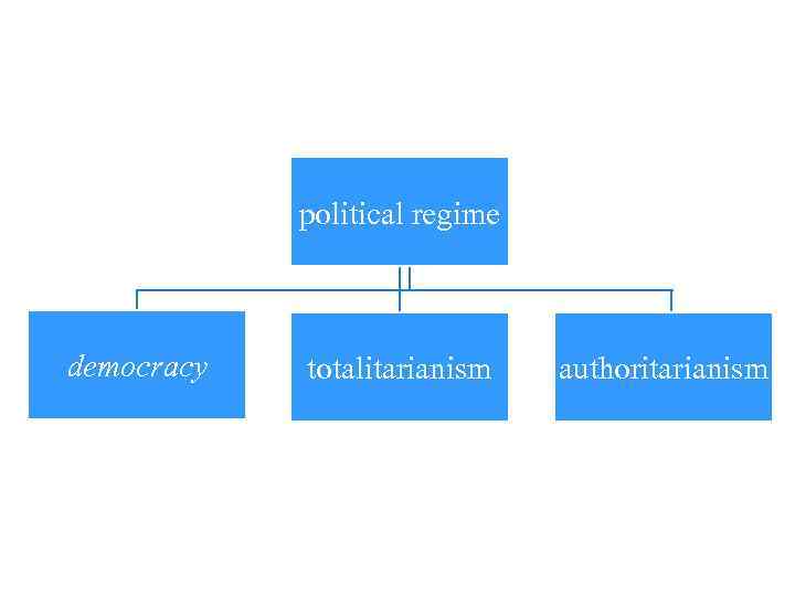  political regime  democracy  totalitarianism  authoritarianism 