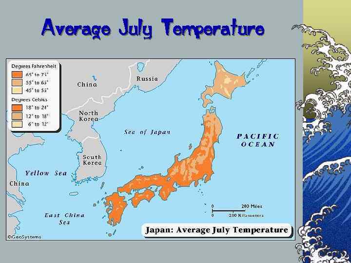 Average July Temperature 