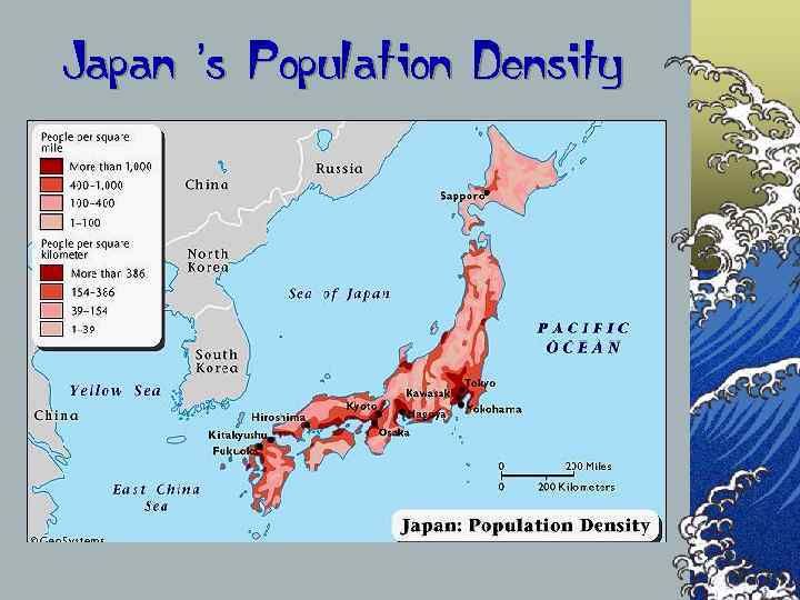Japan ’s Population Density 