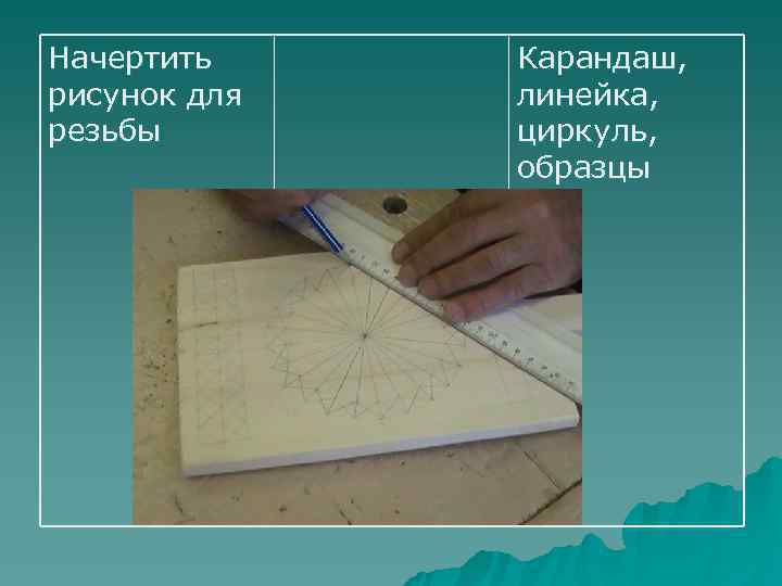 Начертить Карандаш, рисунок для  линейка, резьбы  циркуль,    образцы 