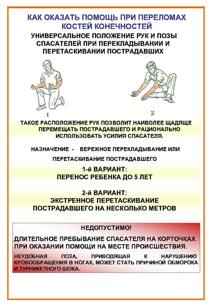КАК ОКАЗАТЬ ПОМОЩЬ ПРИ ПЕРЕЛОМАХ КОСТЕЙ КОНЕЧНОСТЕЙ УНИВЕРСАЛЬНОЕ ПОЛОЖЕНИЕ РУК И КАК ОКАЗАТЬ ПОМОЩЬ ПРИ ПЕРЕЛОМАХ КОСТЕЙ КОНЕЧНОСТЕЙ УНИВЕРСАЛЬНОЕ ПОЛОЖЕНИЕ РУК И