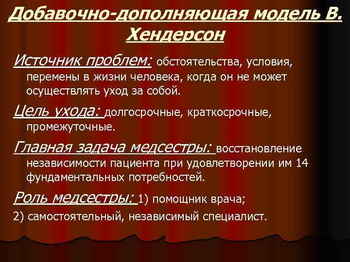 Источник проблем. Модель сестринского ухода Хендерсон. Модели сестринского дела по Хендерсон. Модель сестринского дела Вирджинии Хендерсон. Основы модели сестринского дела.