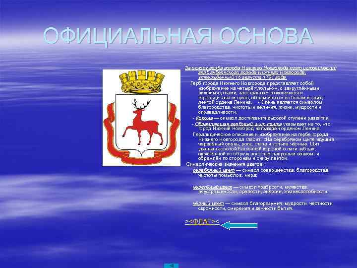 Что изображено на гербе нижегородской. Герб Нижнего Новгорода описание.