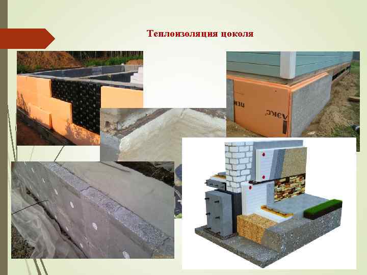 Теплоизоляция цоколя 