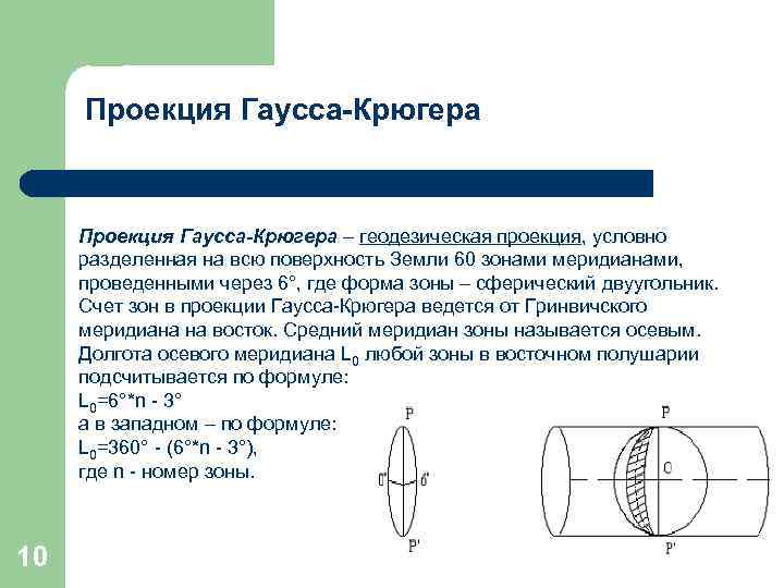 Карта гаусса крюгера