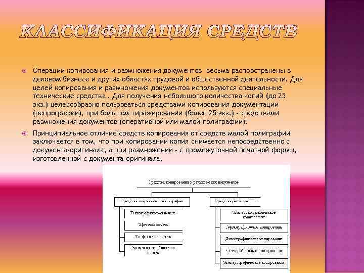   Операции копирования и размножения документов весьма распространены в деловом бизнесе и других