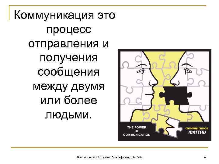 Коммуникация это процесс отправления и получения сообщения между двумя или более людьми. Коммуникация это процесс отправления и получения сообщения между двумя или более людьми.