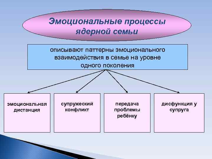 Эмоциональные процессы ядерной семьи Эмоциональные процессы ядерной семьи
