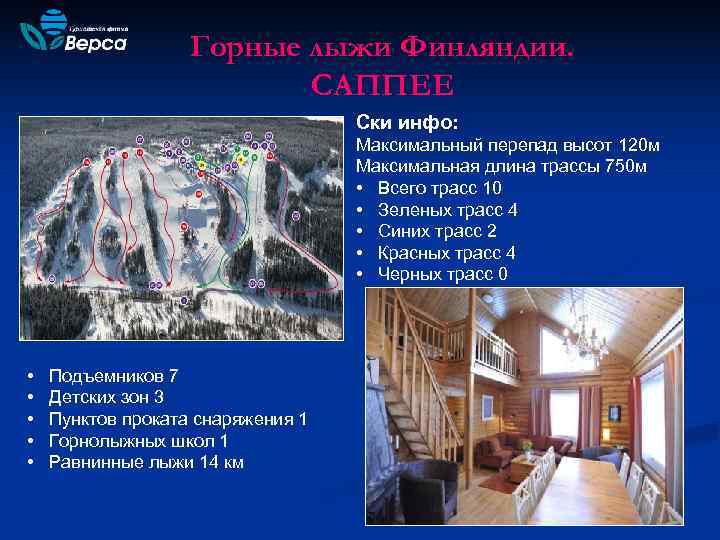     Горные лыжи Финляндии.      САППЕЕ 