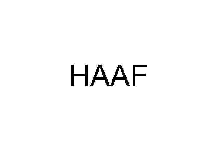 HAAF 