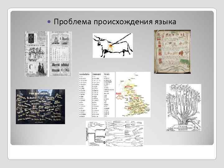   Проблема происхождения языка 