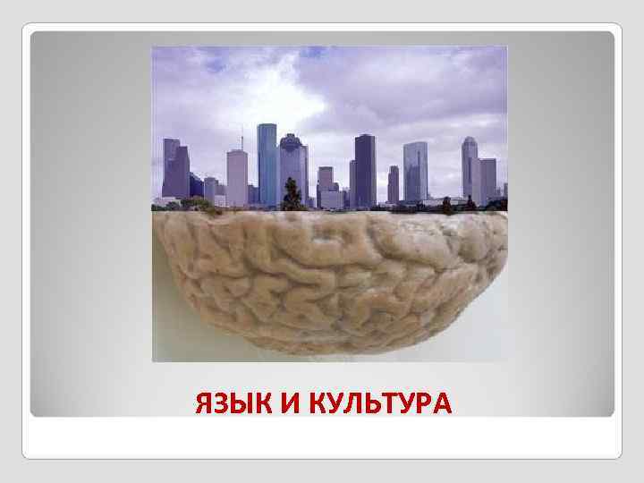 ЯЗЫК И КУЛЬТУРА 