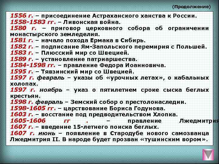 1556 присоединение астраханского ханства