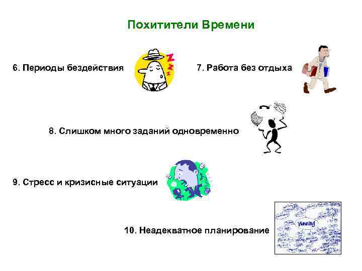      Похитители Времени  6. Периоды бездействия   7.