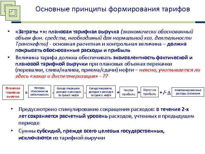 Регулирование тарифов. Тарифы: сфера применения и принципы формирования.. Методы формирования тарифов. Схема формирования тарифа. Формирование тарифной политики перевозки.