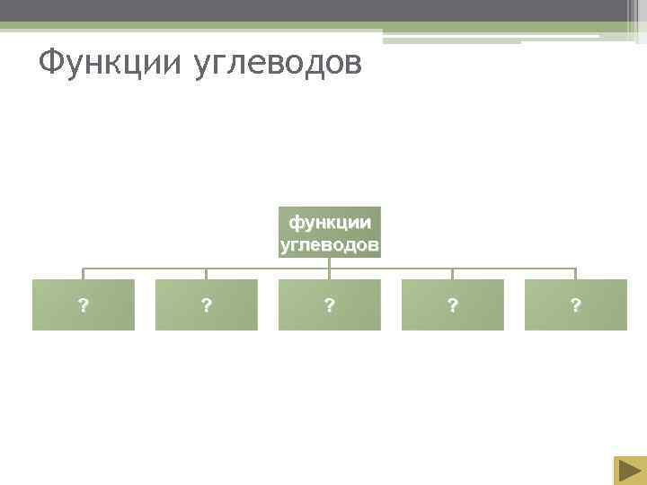 Функции углеводов   функции   углеводов ? ?  ?  ?