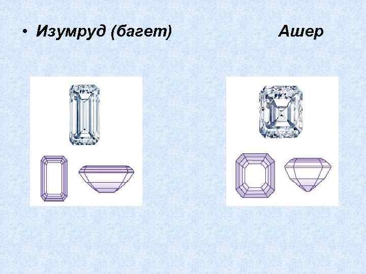  • Изумруд (багет)  Ашер 