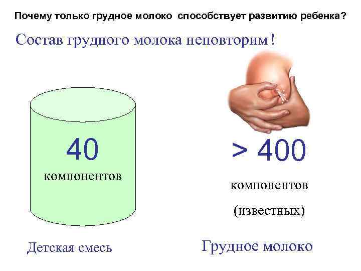 Почему только грудное молоко способствует развитию ребенка? Состав грудного молока неповторим ! Почему только грудное молоко способствует развитию ребенка? Состав грудного молока неповторим !