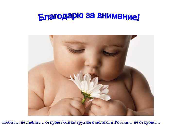 Любит… не любит…. откроют банки грудного молока в России… не откроют… Любит… не любит…. откроют банки грудного молока в России… не откроют…