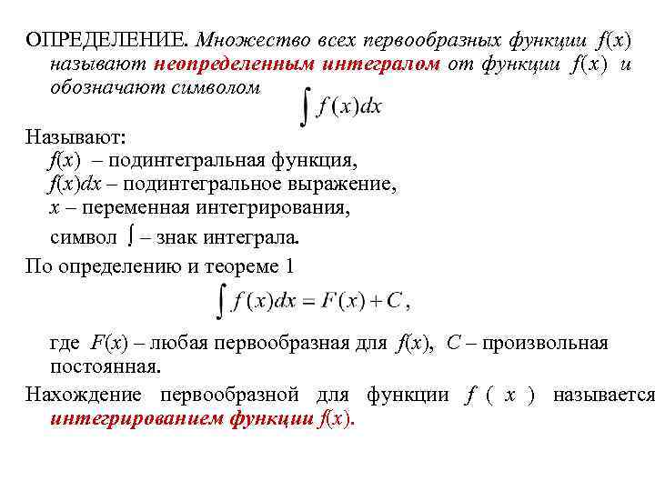 Область определения множества