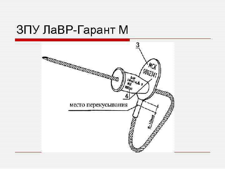ЗПУ Ла. ВР-Гарант М ЗПУ Ла. ВР-Гарант М