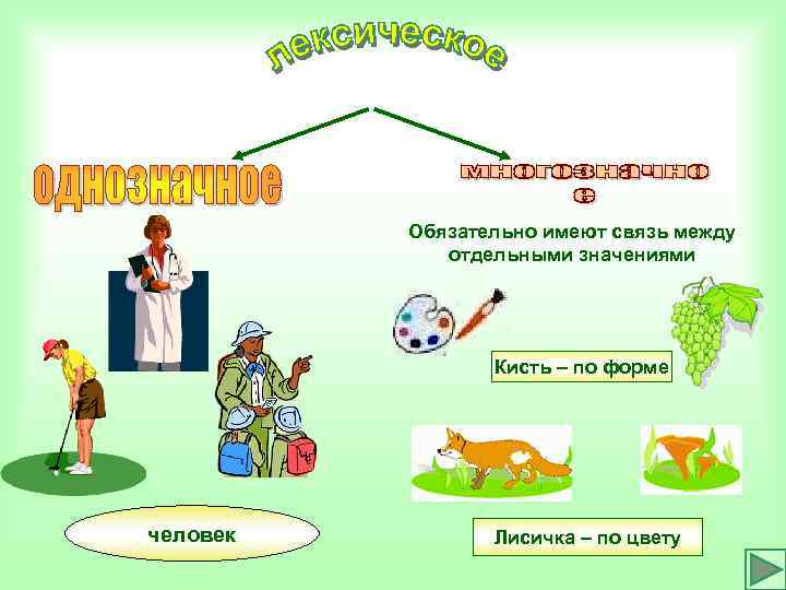 Обязательно имеют связь между отдельными значениями Обязательно имеют связь между отдельными значениями
