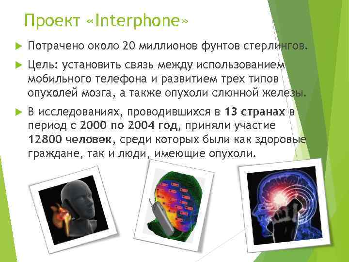   Проект «Interphone» Потрачено около 20 миллионов фунтов стерлингов. Цель: установить связь между