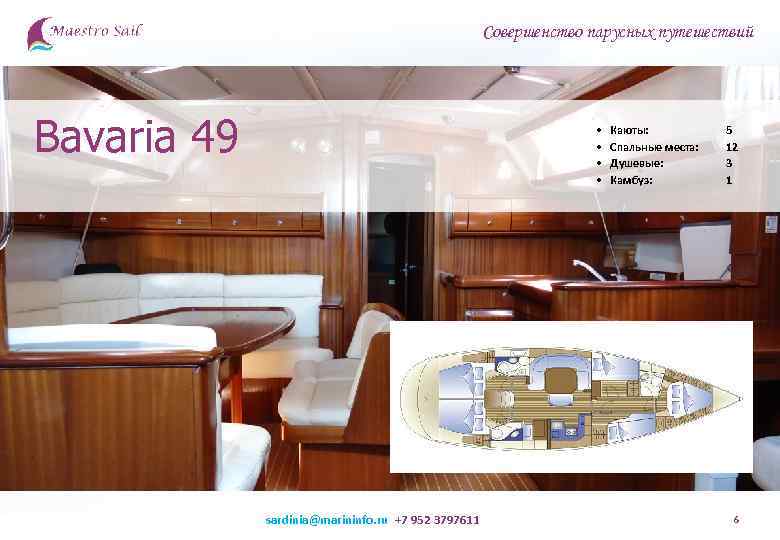      Совершенство парусных путешествий Bavaria 49    