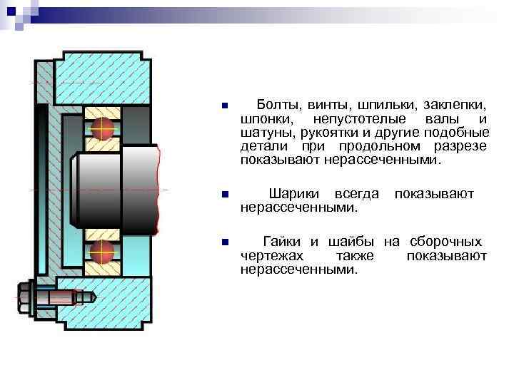 n Болты, винты, шпильки, заклепки, шпонки, непустотелые валы и шатуны, рукоятки и другие подобные