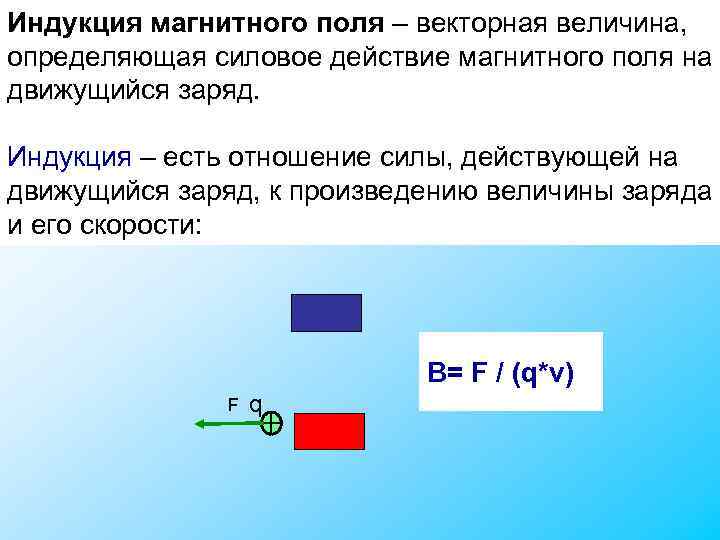 Индукция «индукция магнитного поля» ? 1. Что такое магнитного поля – векторная величина, определяющая Индукция «индукция магнитного поля» ? 1. Что такое магнитного поля – векторная величина, определяющая
